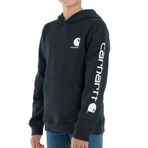 Carhartt Kids Black Hoodie Sz 10-12